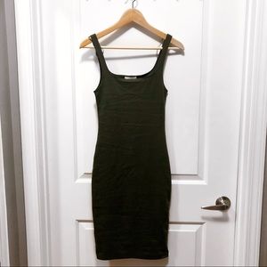 Zara Olive midi dress in small